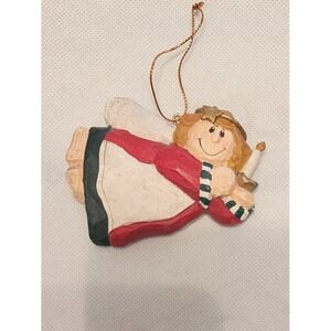 Cannon Falls Angel Ornament Christmas‎ Tree Decoration Holiday Decor Cute Smiley